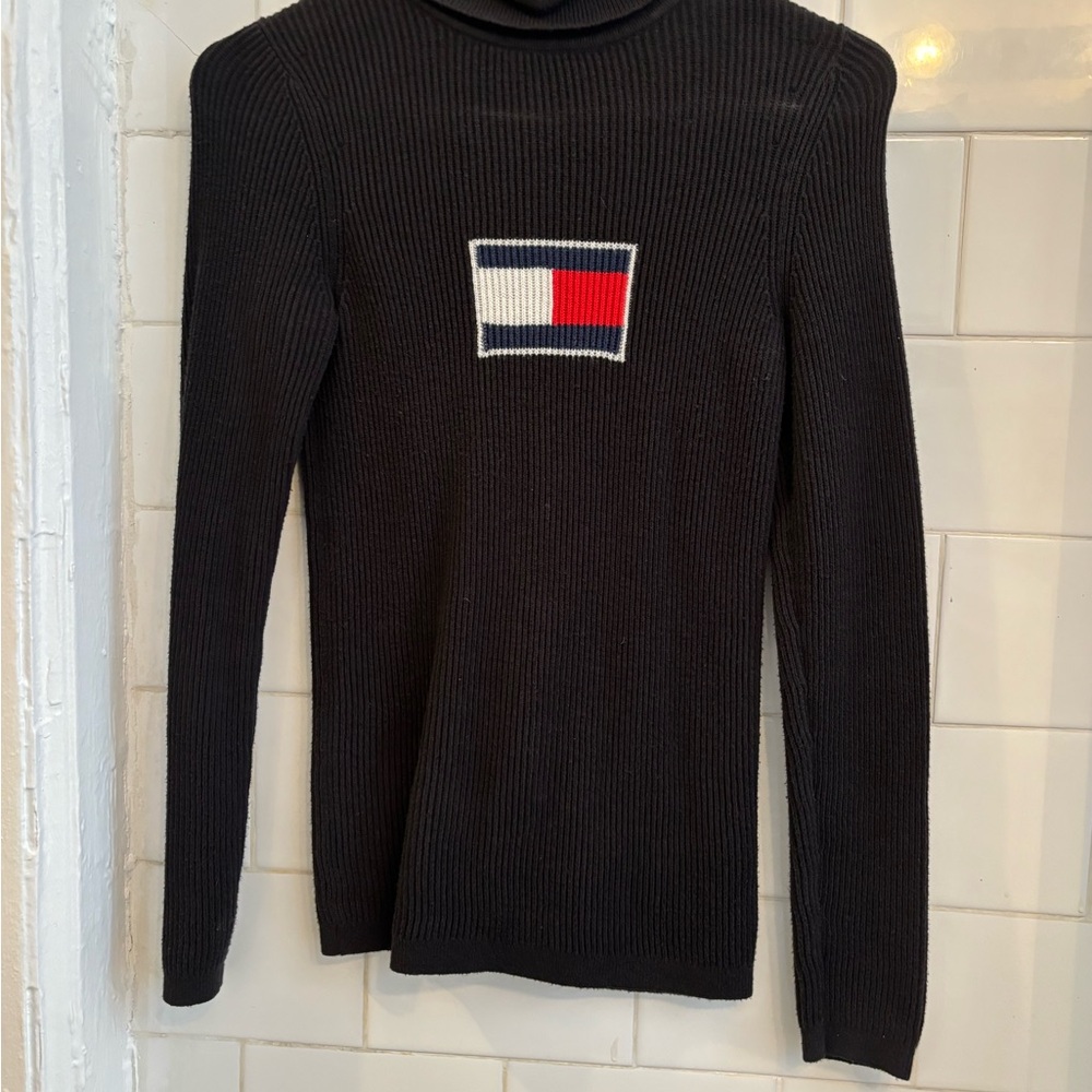 Tommy Hilfiger Black Turtleneck Sweater
